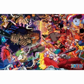 1000 pieces Jigsaw Puzzle 1000-591 One Piece [Onigashima Decisive Battle!!] ???\?? ?D Deep Sea