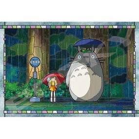 300-AC059 My Neighbor Totoro Art Crystal Jigsaw Puzzle (Rainy Bus Stop) ?? ?D birthday party