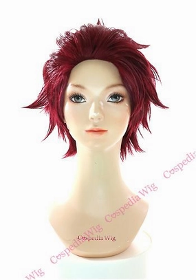 "Demon Slayer" Tanjiro Kamado style cosplay wig Fantasy Toy Figure Gaming Piece