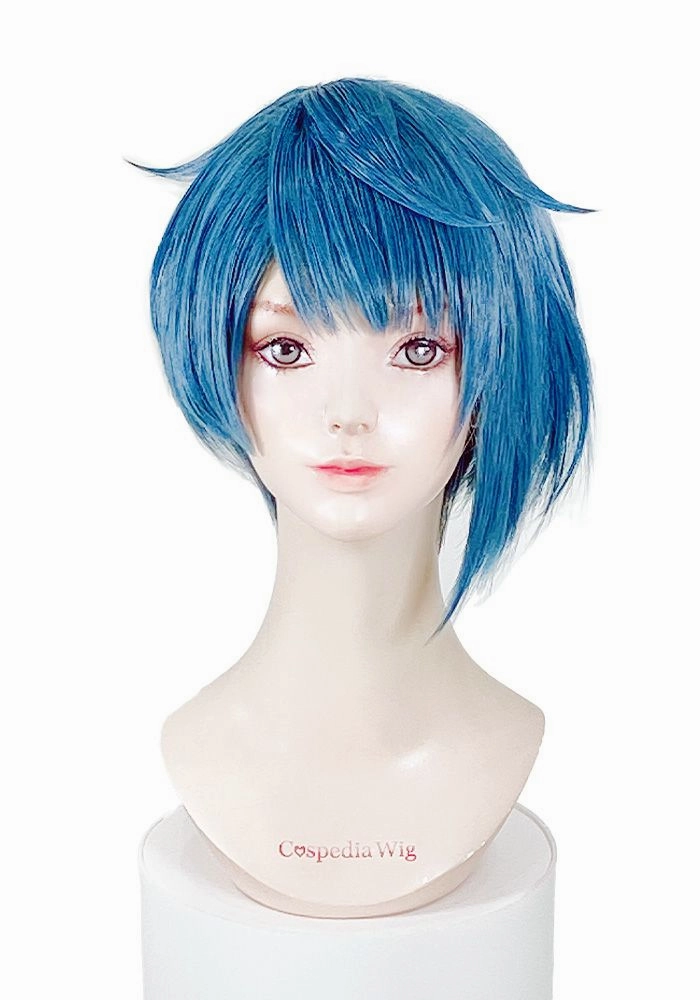 "Genshin Impact" Xingqiu style cosplay wig Gaming Sculpture Display Model