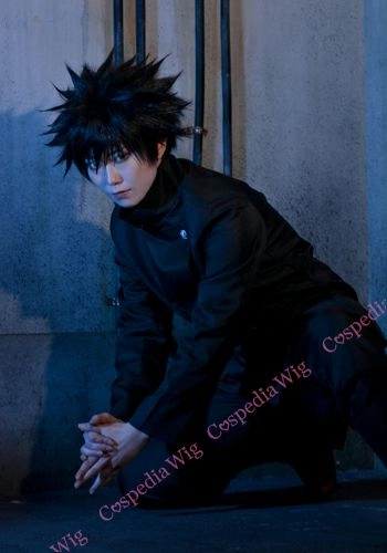 "Jujutsu Kaisen" Megumi Fushiguro style cosplay wig Staircase Decor