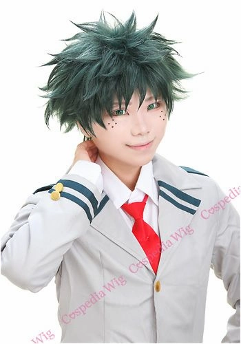 Robot Collectible "My Hero Academia" Izuku Midoriya style cosplay wig