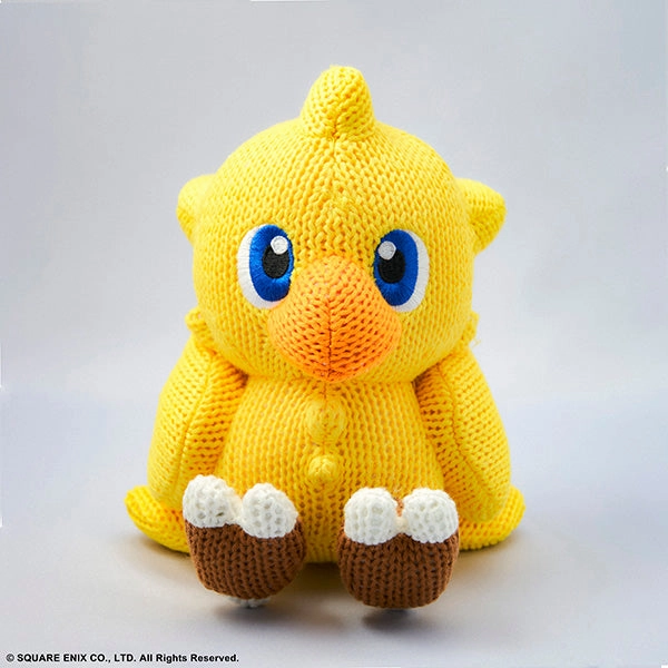 ??Resale??"Final Fantasy" Knitted Plush Chocobo Adventure Character Movie Display