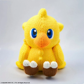 ??Resale??"Final Fantasy" Knitted Plush Chocobo Adventure Character Movie Display