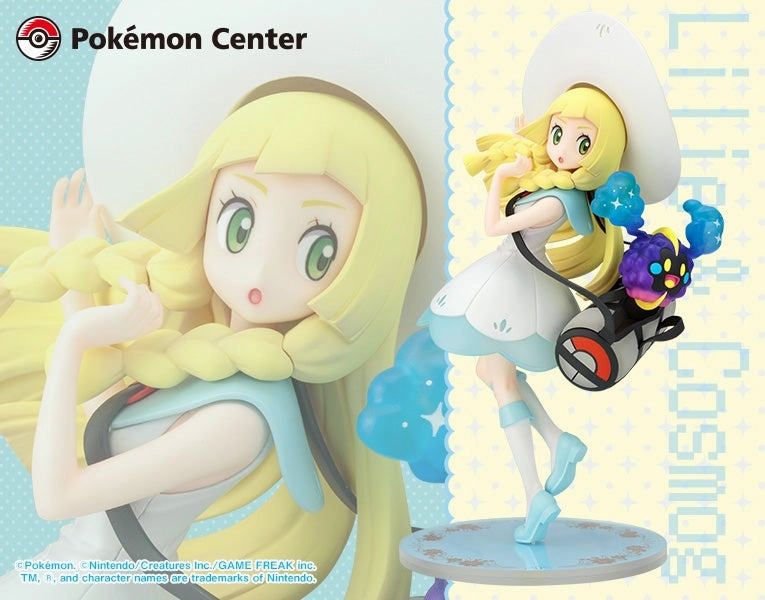 (resale) Pokemon Center Original Figure Lillie & Cosmog Wish Respect