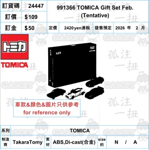 ?a:24447 <?r$109> #991366 TOMICA Gift Set Feb. (Tentative)=TOMICA Wall Mounted Diorama Accent