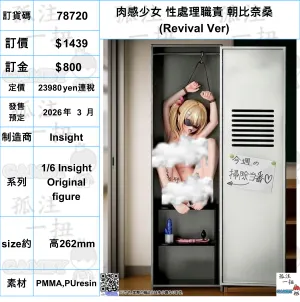 Hand Sculpted ?a:78720 <?r$1439> #(?????m?M)????? ???? ?????? (Revival Ver)=1/6 Insight Original figure