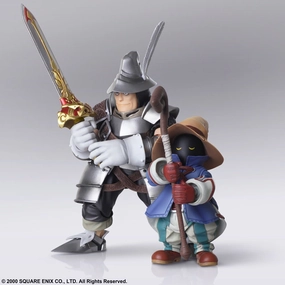 FINAL FANTASY IX BRING ARTS VIVI Ornitier & Adelbert Steiner Action Figures Anime Toy Professional Grade
