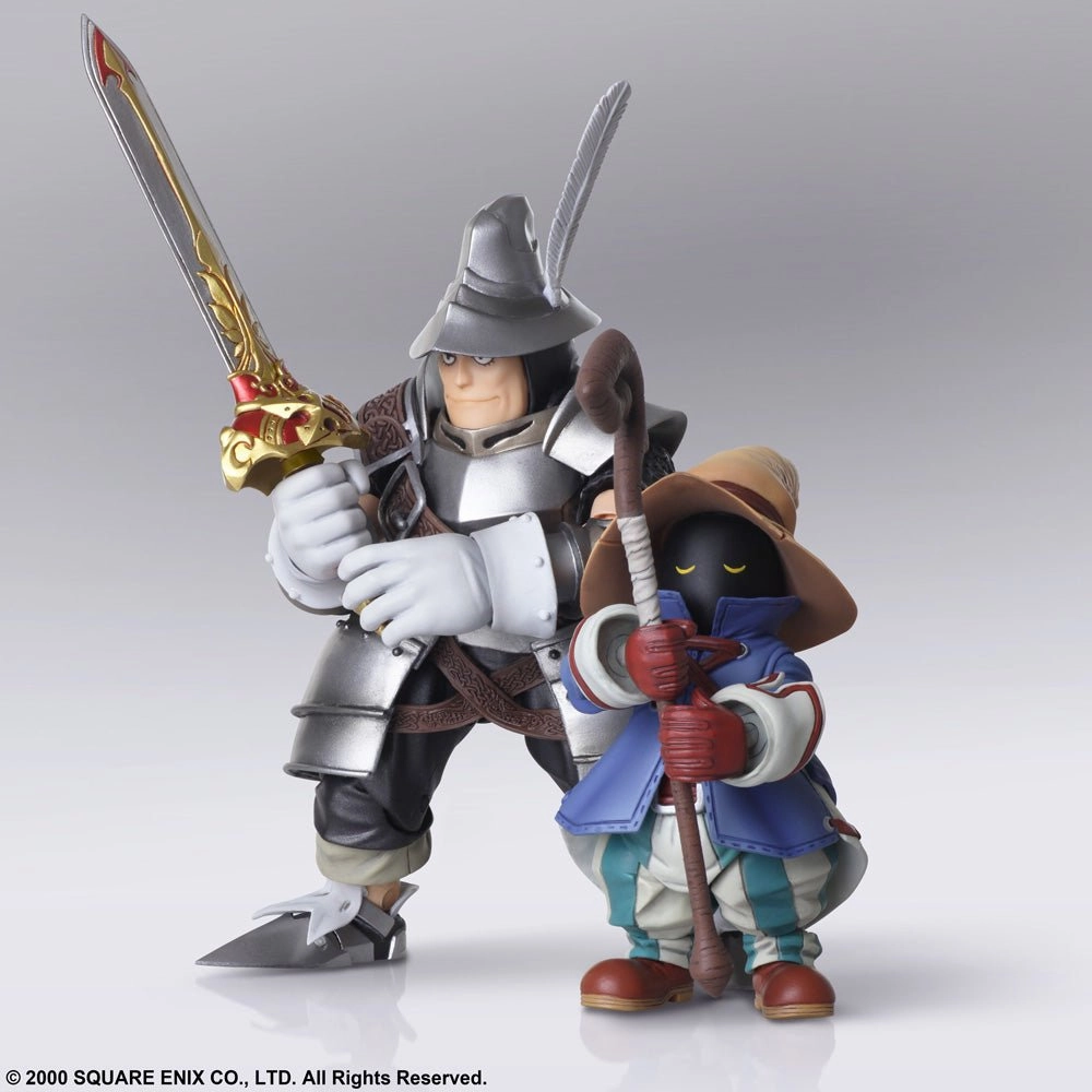 FINAL FANTASY IX BRING ARTS VIVI Ornitier & Adelbert Steiner Action Figures Anime Toy Professional Grade