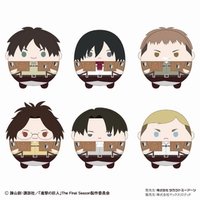 Hardship Face Attack on Titan ?M?????? Fluffy Kororin 2 (set of 6)