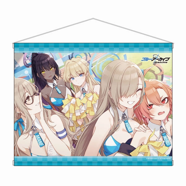 Blue Archive New Illustration B2 Wall Scroll 3.5th Anniversary POP UP STORE C&C PVC Product Swapable Head