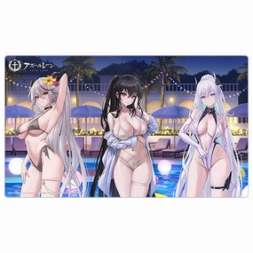 Plastic Statue Azur Lane New Illustration Rubber Mat (Night Pool)