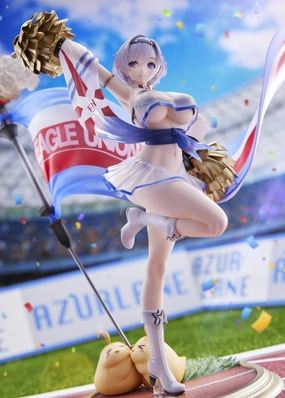 Superhero Figure Themed Exhibit Azur Lane Reno Biggest Little Cheerleader 1/6 Complete Figure