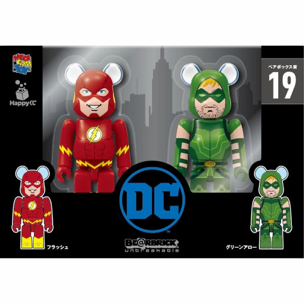 Character Arc Story Branch BE@RBRICK Happy Lottery Ver. DC Flash & Arrow 100% Set