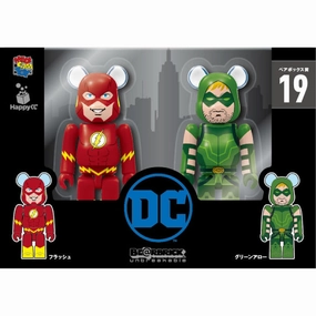 Character Arc Story Branch BE@RBRICK Happy Lottery Ver. DC Flash & Arrow 100% Set