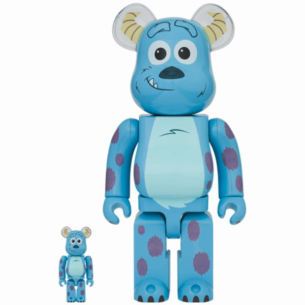 BE@RBRICK Monsters, Inc. Sulley 100% & 400% Set Harmony Establish
