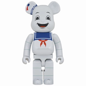 BE@RBRICK STAY PUFT MARSHMALLOW MAN WHITE CHROME Ver. 1000?? Surf Board