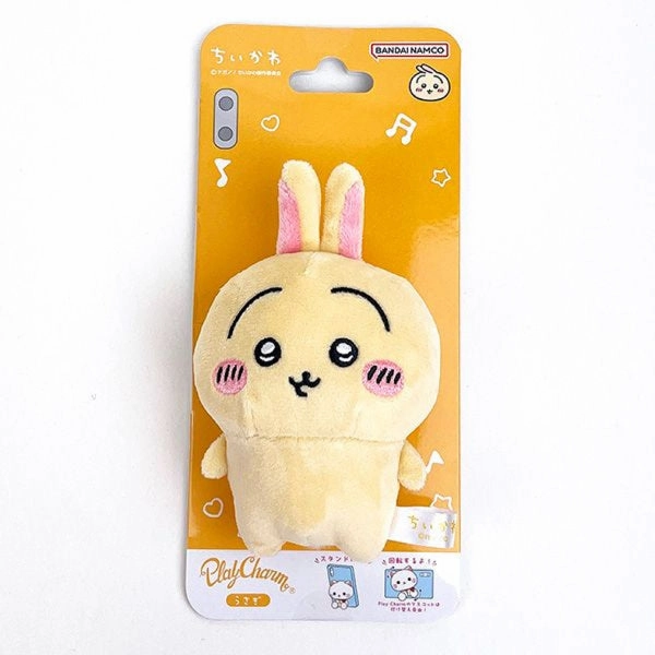 Fame Achieve Chikawa Play Charm Smartphone Stand Mascot - (Chiikawa / Usagi / Hachiware / Momonga) ???????? ?? ???????? Something Small and Cute ?C??? nuigurumi