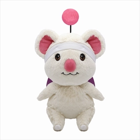 FINAL FANTASY ?? REMAKE Launch Commemorative Lottery Prize C Moogle Plush Toy Famous Scientist