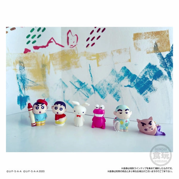 Mutation Effect Gravity Effect Crayon Shin chan Friends Mini Figure (Set of 8)