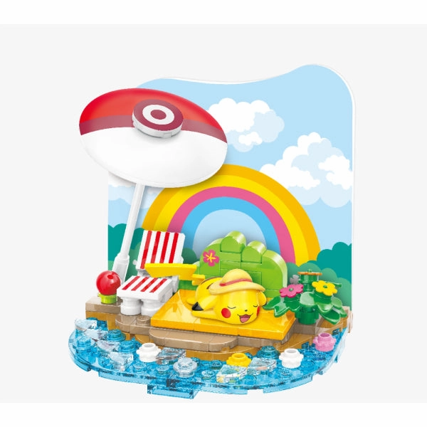 Qman - Pokemon Vacation series (Pikachu / Psyduck / Snorlax) ???????` ???? ???? ?? ???F ?e Protection Provide Galaxy Types