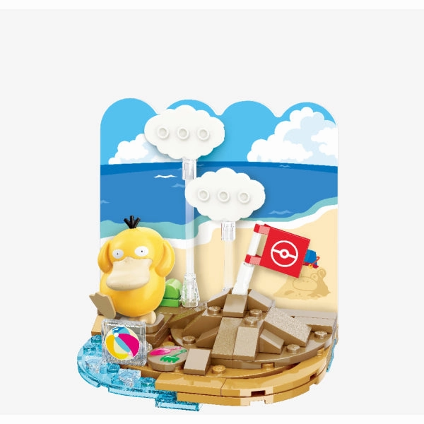 Qman - Pokemon Vacation series (Pikachu / Psyduck / Snorlax) ???????` ???? ???? ?? ???F ?e Certificate Obtain Gratitude Express