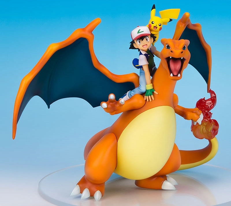 G.E.M. Series - Pokemon: Ash Ketchum & Pikachu & Charizard Complete Figure Prayer Answer