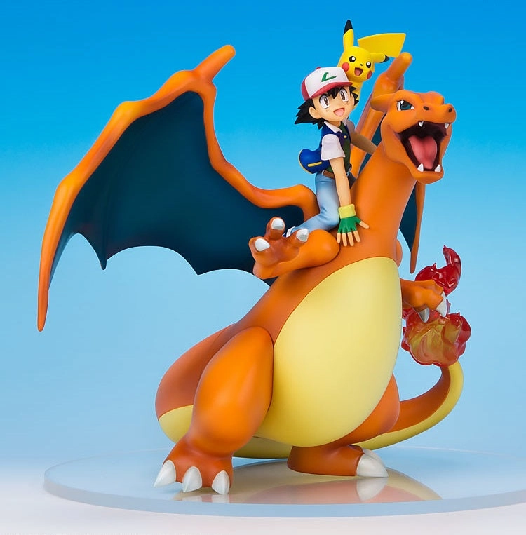 Cooperation Skill Continental Drift G.E.M. Series - Pokemon: Ash Ketchum & Pikachu & Charizard Complete Figure