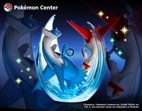 Battle Victory Bliss Experience Pokemon Center Original Latias & Latios Complete Figure