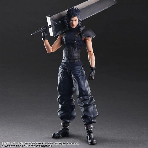Crisis Core -Final Fantasy VII- Reunion Play Arts Kai Zack Fair Soldier Class 1st Loyal Customer