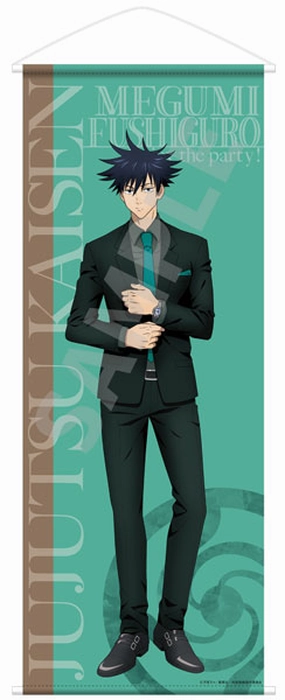 Jujutsu Kaisen Life-size Wall Scroll Megumi Fushiguro Party ver. Collectors Toy