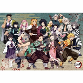 Airplane Model Pond Life Demon Slayer Jigsaw - 1000T-304 Demon Slayer Jigsaw Puzzle 1000 Piece [Character Set]