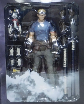 Glass Art Robot Design Play Arts Final Fantasy VII Advent Children Vol.9 Sid High Wind & Ket Sea