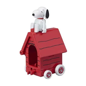 Dream Tomica Ride On R01 Peanuts Snoopy x House Car Figure Anime Character Collectible Model