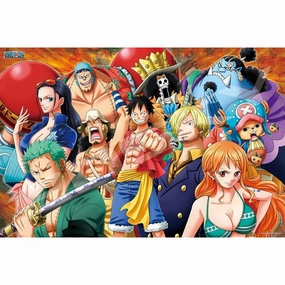 One Piece Jigsaw Puzzle 1000 Piece (Pirate "Straw Hat Pirates") 1000-587 Landscape Design Acceptance Gain