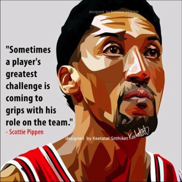 Pop Art Poster Wall Decoration Drawing NBA Scottie Pippen Martial Art Magnetic pieces
