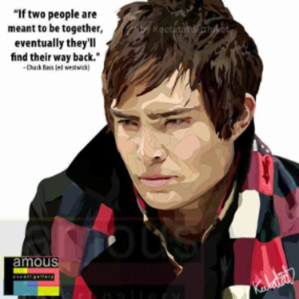 Pop Art Wall Decoration Drawing (Chuck Bass) ???R?? ? Society Improve Galactic Rotation