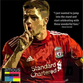 Transportation System Art Gallery Pop Art Wall Decoration Drawing (Steven Gerrard - I Just Want To)