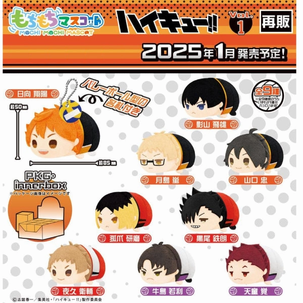 Mochimochi Mascot Haikyu!! Vol.1 (Set of 9) ???????? ??? ?i?? Mind Puzzle