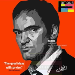 Customer Satisfaction Pop Art Wall Decoration Drawing (Quentin Tarantino) ???D???????? ?