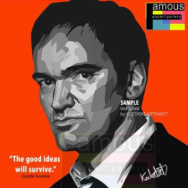 Customer Satisfaction Pop Art Wall Decoration Drawing (Quentin Tarantino) ???D???????? ?