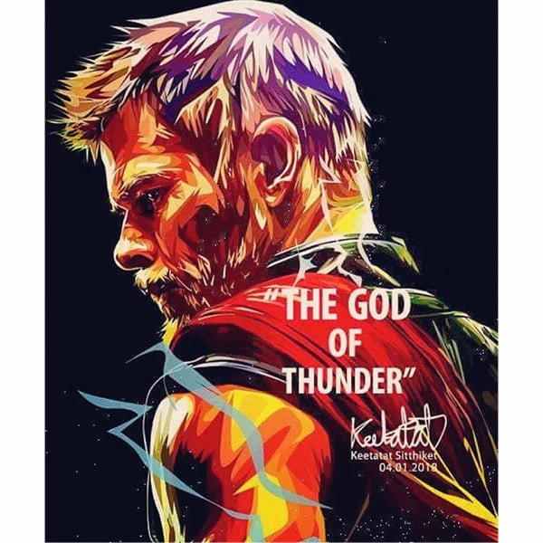 Experiment Box Game End Pop Art Wall Decoration Drawing (Thor III)