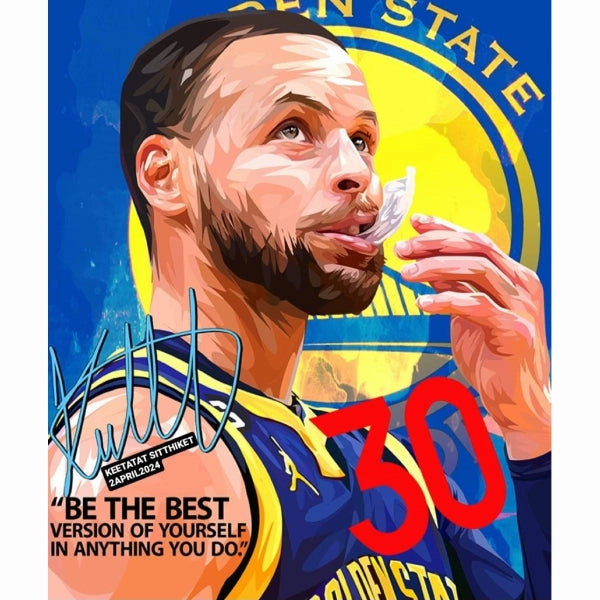 Drawing (Stephen Curry - Be The Best) ? ??? ???? ?? Organic Cotton