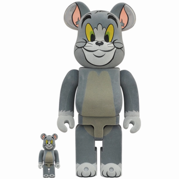 Snow Sport BE@RBRICK (TOM AND JERRY) TOM Flocky Ver. 100% & 400% Set