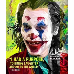 Dark Energy Obligation Fulfill The Joker DC Comics Purpose Pop Art Poster Wall Decoration Drawing