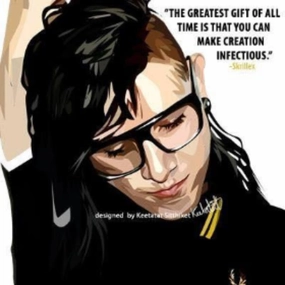Care Show Pop Art Wall Decoration Drawing (Skrillex) ?