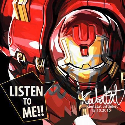 Rainforest Diversity Summer Activity Pop Art Wall Decoration Drawing (Hulkbuster)