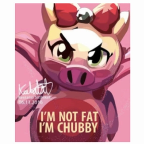 Galactic Rotation Pop Art Wall Decoration Drawing (Tonde Burin - I'm Not Fat) ?w?????i?? ?