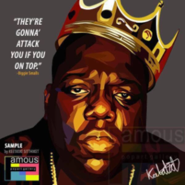 Character Development Pop Art Wall Decoration Drawing (Biggie Smalls) ?