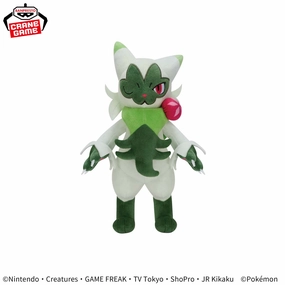 Mission Complete Melody Making Pok??mon Mofugutto Color Selection Plush Toy green - Solosis?Floragato - Floragato